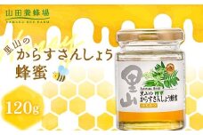 ＜お試しサイズ＞里山のからすさんしょう蜂蜜 120g【1607405】