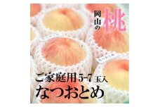 ＜きよとうファーム＞乙女のような可愛い甘い桃  「なつおとめ」家庭用 5-7玉入(岡山県産)_桃 白桃 もも モモ なつおとめ 甘い 果物 くだもの フルーツ 岡山県 津山市 産直 産地直送 家庭用 自宅用 送料無料【1571603】