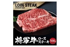 ＜将軍牛＞特選ロースステーキ 500g【1653402】