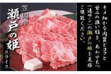 牛肉　B-08 瀬戸の姫（スライス）《45日以内に出荷予定(土日祝除く)》
