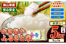 【令和7年11月発送】【先行予約】米 令和7年産 5kg 5kg×1袋 ふるさと米 備中笠岡 人気品種をお届け！ 国産 ヒノヒカリ にこまる きぬむすめ お米 ブランド米 ふっくら ハリ おにぎり 弁当 発送時期が選べる 単一原料米 検査済み お取り寄せ 送料無料 岡山県産 st-p