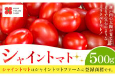 【先行予約】シャイントマト 500g シャイントマトファーム《1月中旬-6月中旬頃出荷》岡山県 笠岡市 送料無料 トマト 野菜 ミニトマト【配送不可地域あり】 st-p