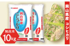 令和7年産【無洗米】岡山県産こしひかり10kg（5kg×2袋）