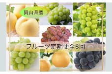 岡山県産 フルーツ定期便 全6回