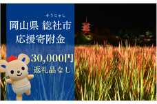 【返礼品なし応援寄附】岡山県総社市（30000円） 22-030-019