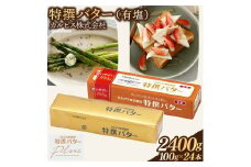カルピス(株)特撰バター（100g×24本）【有塩】038-001