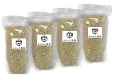 [№5615-0153]あかしろ農園のもち麦約4kg（キラリモチ約1kg×4パック）