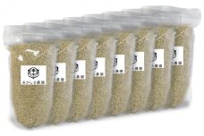 [№5615-0155]あかしろ農園のもち麦約8kg（キラリモチ約1kg×8パック）