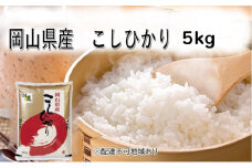 [№5615-0621]【天満屋 選定品】 岡山県産 こしひかり 5kg 岡山 米 白米 お米