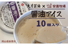 大月醤油の醤油アイス 10個入り