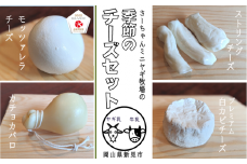 【限定：5月～10月発送・ヤギ乳と牛乳使用】混乳 季節のチーズ4種セット