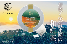 chaca 花咲く雲海茶園の和紅茶 20g（ティーバッグ2.5g×8包）