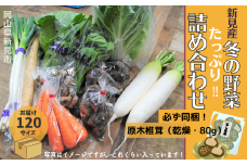 新見市産 冬の野菜詰め合わせセット【11月中旬～1月中旬発送】