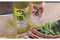 清酒リキュール「白桃酒」「マスカット酒」飲み比べ [№5735-0367]