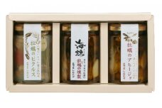 牡蠣 の 燻製 オリーブ オイル漬 アヒージョ ピクルス のセット[海組のニ] [№5735-0402]