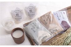 米こうじでつくったあま酒セット（白米、玄米、黒米、糀ネクター） [№5735-0622]