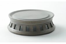 寒風須恵器　円面硯（作：三浦 雅人） [№5735-0761]
