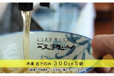冷凍 出汁のみ 300g×5袋 備前福岡 一文字うどん [№5735-1323]