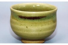 虫明焼 灰釉ぐい呑（曙窯 作） [№5735-1338]