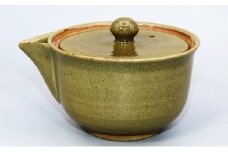 虫明焼 灰釉煎茶器（曙窯 作） [№5735-1361]