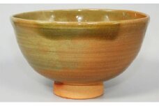 虫明焼 窯変茶碗（曙窯 作） [№5735-1398]