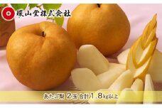  梨 2025年先行予約 あたご梨 2玉 合計1.8kg以上 岡山 環山堂 [№5735-1434]