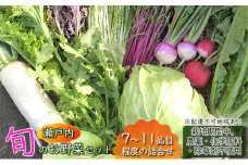 瀬戸内 「旬」 のお野菜セット 7～11品目程度の詰合せ 野菜 農薬 化学肥料 除草剤不使用 岡山 M’s farm [№5735-1725]