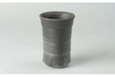寒風須恵器 ビアマグ（作：末廣 学）[№5735-1954]