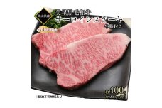 黒毛和牛 サーロインステーキ 約400g （約200g×2パック）A4等級 以上 牛脂付き サーロイン 美星牛 美星牧場 岡山 [№5735-1969]