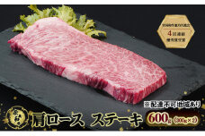 ステーキ 奈義和牛 肩 ロースステーキ 600g (300g×2) 肉 お肉 牛肉 牛 和牛 岡山 瀬戸内市 [№5735-3271]