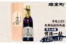 櫻室町 平成11BY 長期低温 熟成酒 雫大吟醸 寶珠一献 お酒 日本酒