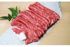 岡山県産 牛肉（肩ロース、もも）薄切り 合計 約600g（化粧箱入り）【配達不可：北海道・沖縄・離島】 お肉