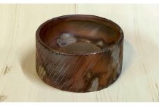 明光窯 ペットディッシュー 斜め線（備前焼）