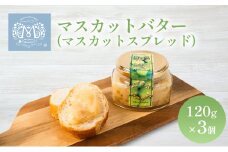 マスカット バター （ マスカット スプレッド ）120g×3個 乳製品 果物 ぶどう フルーツ