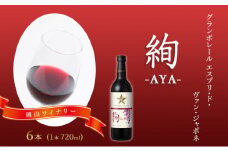 ワイン グランポレール エスプリ・ド・ヴァン・ジャポネ 絢 -AYA-  6本（1本 720ml）赤ワイン ライトボディ サッポロビール 岡山ワイナリー