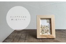 紫陽花の押し花フレーム 10cm×7.7cm インテリア 雑貨 icegreen