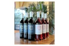 三座ワイン・赤＆ロゼ　6本セット （各720mlボトル） ひるぜんワイナリー / ワイン お酒 洋酒 ぶどう 岡山県 真庭市 蒜山