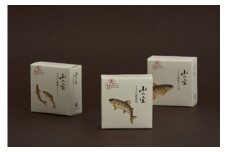 山の宝 アマゴ缶詰 ３種セット（ギフトボックス付） / 岡山県 真庭市 しげや 缶詰 長期保管 おつまみ アマゴ 酒香漬 オイル煮 燻製 アヒージョ 贈答 ギフト 手土産 お取り寄せ