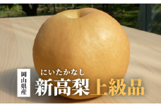 KF-C002【きよとうファーム】新高梨 上級品 3-6玉 (岡山県産)