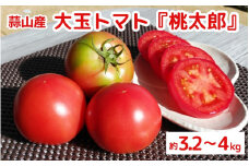 亮麻農園　大玉トマト「桃太郎」3.2～4.0㎏【ryoma001】