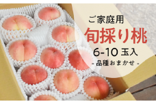 【きよとうファーム】旬採り桃 ご家庭用 6-10玉 (岡山県産) KF-A018-02 もも 真庭市
