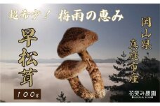 hana76.花笑み農園　超希少！早『松茸』100g～梅雨の恵み　（6～7月発送）
