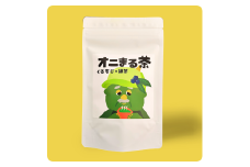 machi-04.オニまる茶　農薬不使用・無添加の粉末くろもじ緑茶　5袋セット