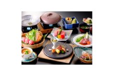 湯郷温泉　湯郷グランドホテル　一泊二食付ペア宿泊券　(平日限定・夕食は地元特選牛なぎビーフ会席料理)【1083497】