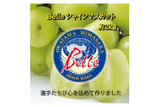 岡山県美作市産　Belleシャインマスカット 2kg(3房～5房)【1430610】