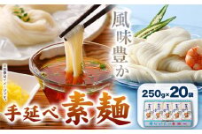 そうめん 素麺 ソーメン 手延べ素麺 250g×20袋 5kg かも川手延素麺株式会社《30日以内に発送予定(土日祝除く)》岡山県 浅口市 紙箱入 お土産 送料無料