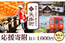 岡山県 矢掛町 応援寄附 1口 1000円【返礼品なし】