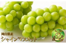 岡山県産 シャインマスカット 晴王 約2kg（3房～6房） 【2025年8月下旬～11月下旬迄発送予定】 果物 くだもの フルーツ ぶどう ブドウ 葡萄 マスカット