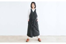  カシュクールエプロン_チャコール S-UW-A09A