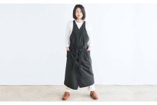  カシュクールエプロン_チャコール S-UW-A09A